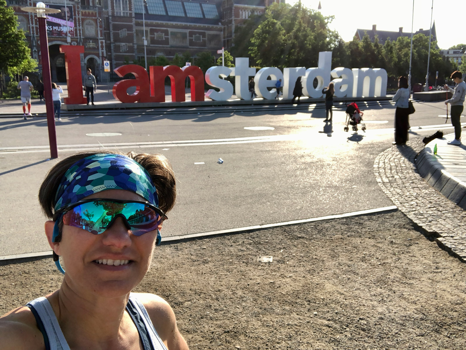I Amsterdam Sign that was displayed behind the Rijksmuseum in Amsterdam
